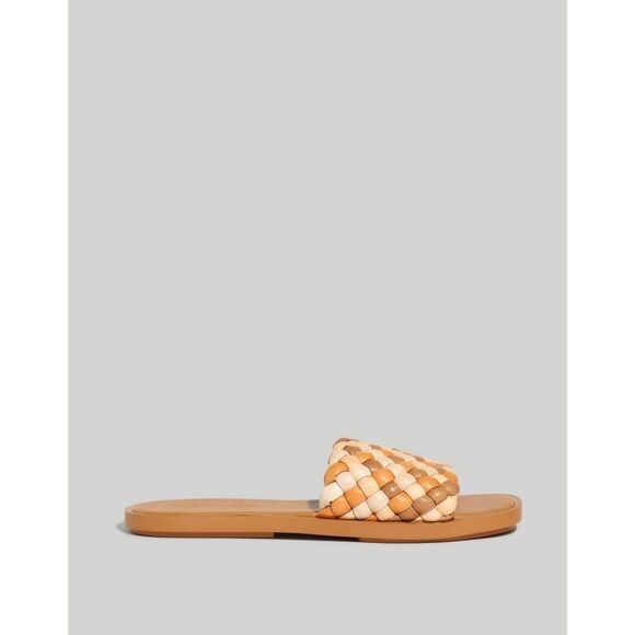 Madewell 'The Suzi' Slide Sandal in Multi Woven Leather                      360 - Picture 3 of 14